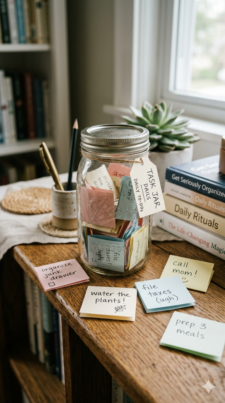 Practical Way to Organize Your Daily Tasks and Actually Finish Them: The Task Jar Method for Ultimate Productivity